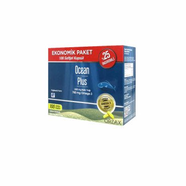 Ocean Plus Balık Yağı 100 Kapsül Ekonomik Paket - Ocean