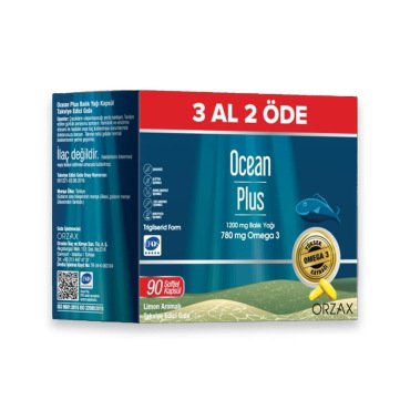 Ocean Plus Balık Yağı 90 Kapsül - Ocean