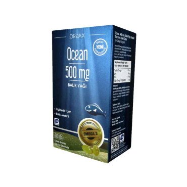 Ocean Pure Fish Oil 500mg 60 Kapsül - Ocean