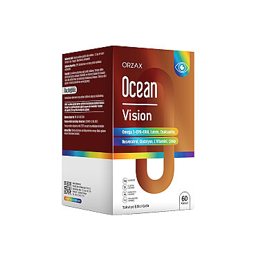 Ocean Vision Omega3 EPA DHA Lutein Zeaksantin Takviye Edici Gıda 60 Kapsül - Ocean