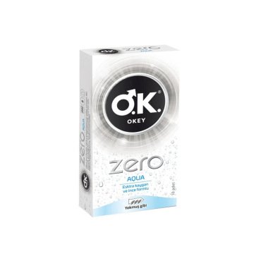 Okey Zero Aqua Prezervatif 10 Adet - Okey
