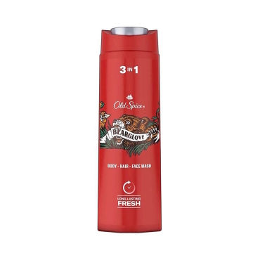 Old Spice Bearglove 3 in 1 Saç Yüz ve Vücut Yıkama Şampuanı 400 ml - Old Spice