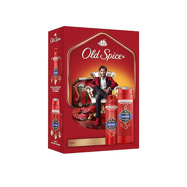 Old Spice Captain Gentleman Seti Duş Jeli 250 ml + - 1