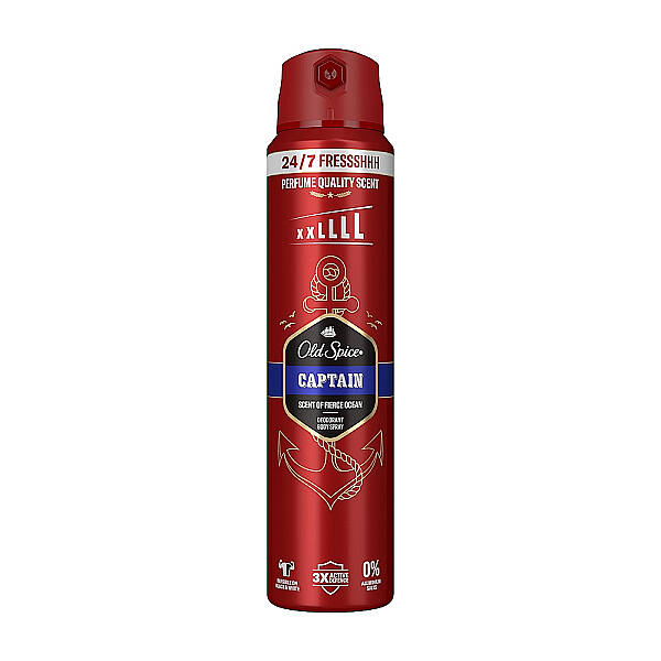 Old Spice Captain XL Erkek Deodorant Spreyi 250ml - 1