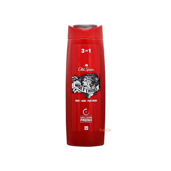 Old Spice Wolfthorn 3 in 1 Saç Yüz ve Vücut Yıkama Şampuanı 400 ml - 1