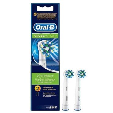 Oral-B Crossaction Yedek Fırça Başlığı 2 Adet - Oral-B