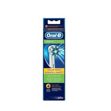 Oral-B Crossaction Yedek Fırça Başlığı 4 Adet - Oral-B