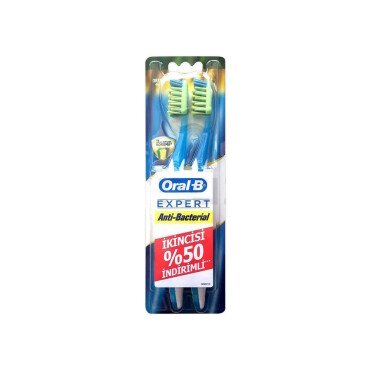 Oral-B Expert Anti-Bactarial Diş Fırçası İkili Avantajlı Paket Orta - Oral-B