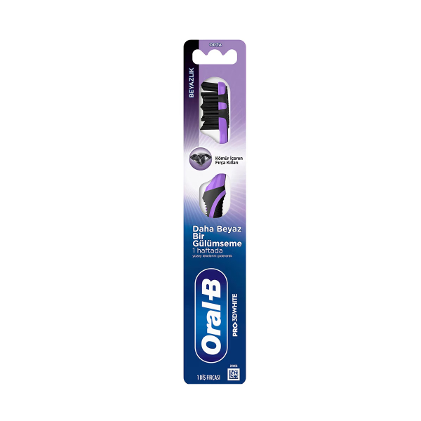 Oral-B Pro 3D White Beyazlık Orta Sertlik Diş Fırçası - 1