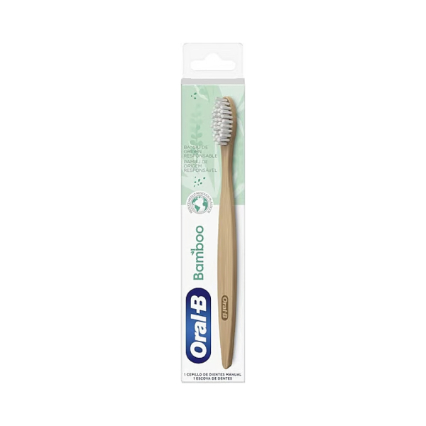 Oral-B Pro-Expert CrossAction Antiplak BambuOrta Sertlik Diş Fırçası - 1
