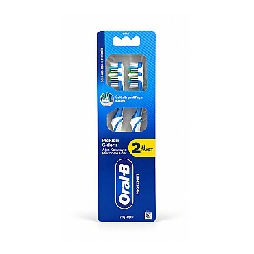 Oral-B Pro Expert Derinlemesine Temizlik Orta Sertlik Diş Fırçası 2'li Paket - Oral-B