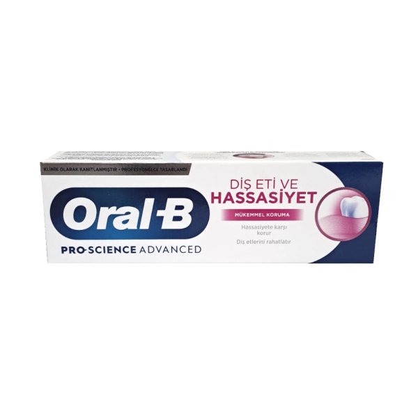 Oral-B Pro Science Advanced Diş Eti ve Hassasiyet Mükemmel Koruma Diş Macunu 75 ml - 1
