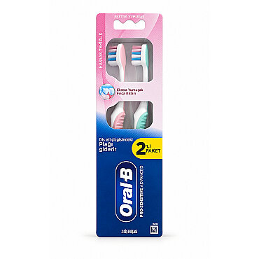 Oral-B Pro-Sensitive Advanced Hassas Temizlik Extra Yumuşak Diş Fırçası 2'li Paket - Oral-B