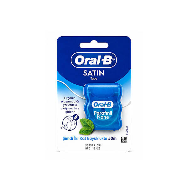 Oral-B Satin Parafinli Naneli Diş İpi 50 m - 1