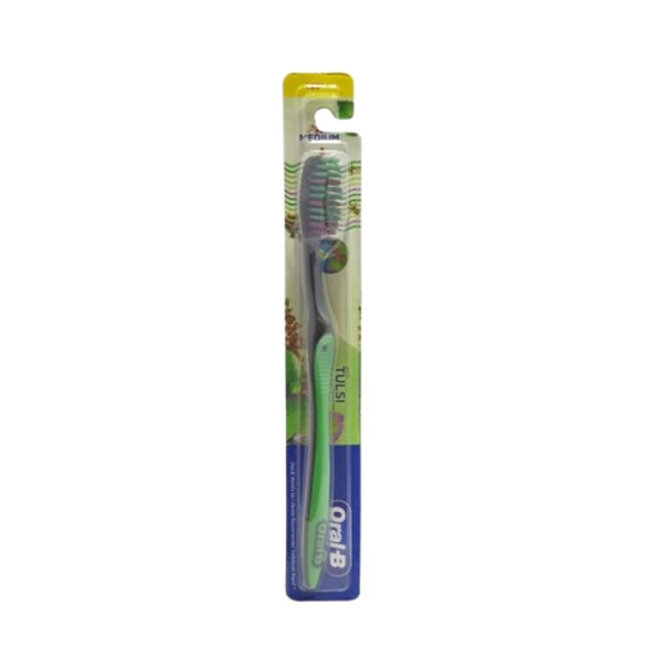Oral-B Tulsi Extract Orta Sertlik Diş Fırçası - 1