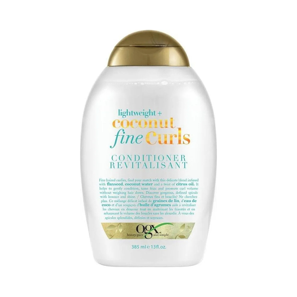 Organix Coconut Fine Curls İnce Telli Saçlar İçin Bakım Kremi 385 ml - 1