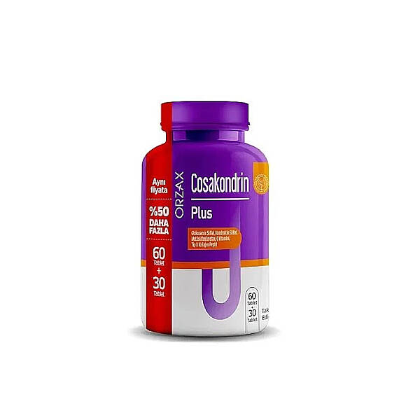 Orzax Cosakondrin Plus 60 + 30 Tablet %50 Daha Fazla Takviye Edici Gıda - 1