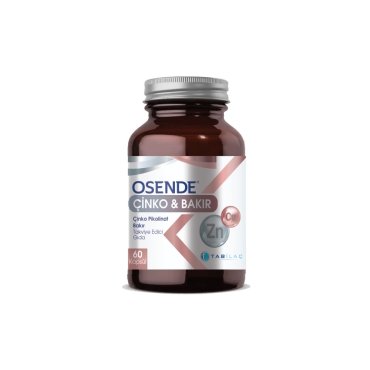 Osende Çinko & Bakır 60 Kapsül - Tabilaç