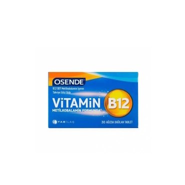 Osende Vitamin B12 Takviye Edici Gıda 30 Tablet - Tabilaç
