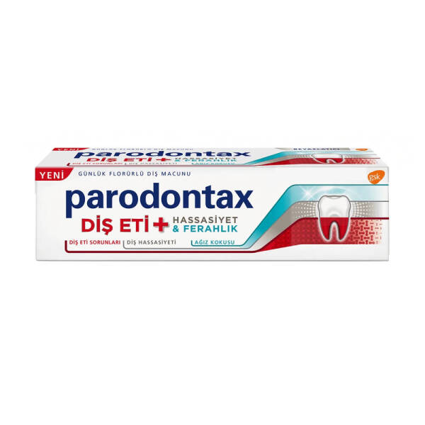 Parodontax Diş Eti + Hassasiyet & Ferahlık Diş Macunu 75ml - 1