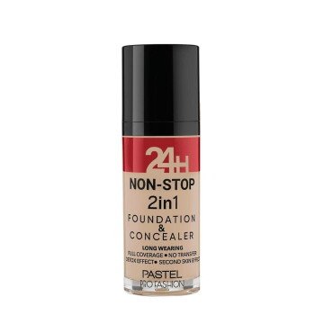 Pastel Profashion Non-Stop 2 in 1 Foundation and Concealer No:606 Warm Fondöten Kapatıcı - Pastel
