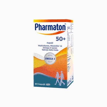 Pharmaton 50+ Omega 3 60 Kapsül - Pharmaton