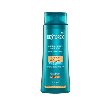 Restorex Keratin and Argan Onarıcı Bakım Şampuanı 500 ML - Restorex