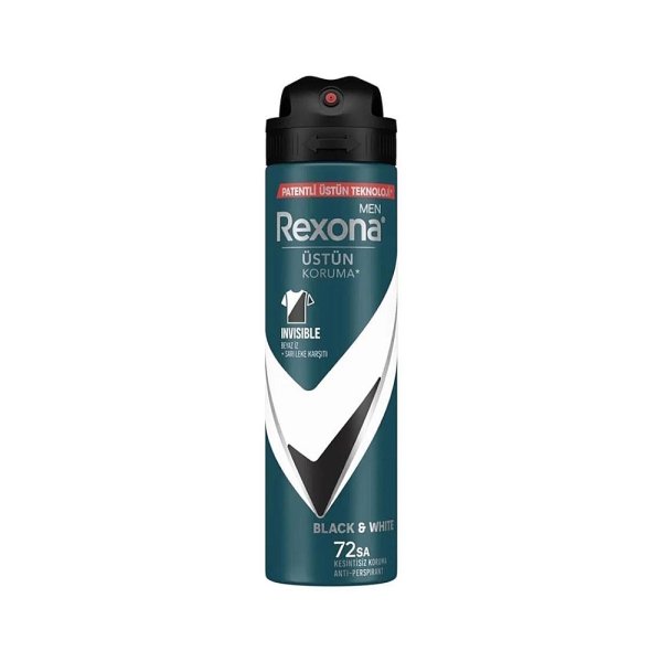 Rexona Men Üstün Koruma Black & White Terleme Karşıtı Deodorant 150 ml - 1