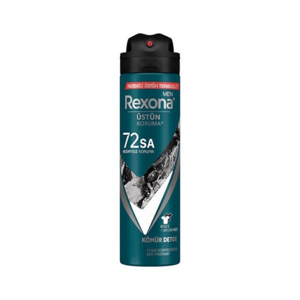 Rexona Men Üstün Koruma Kömür Detox Terleme Karşıtı Deodorant 150 ml - 1