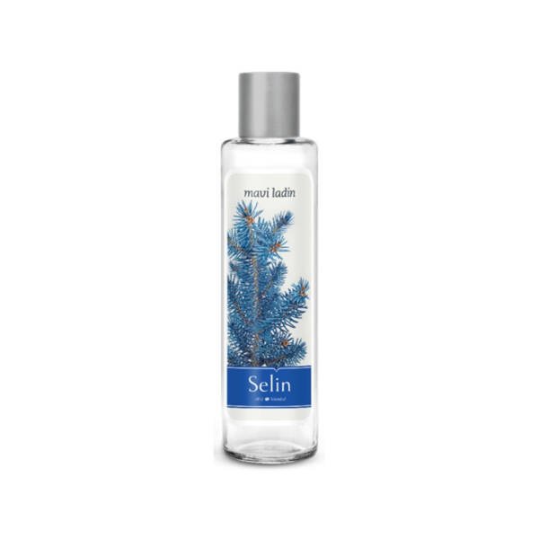 Selin Cam Şişe Mavi Ladin Kolonyası 180ml - 1