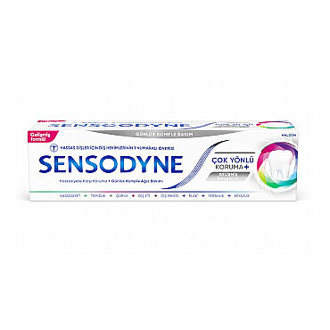 Sensodyne Çok Yönlü Koruma + Gelişmiş Beyazlık Diş Macunu 75ml - Sensodyne