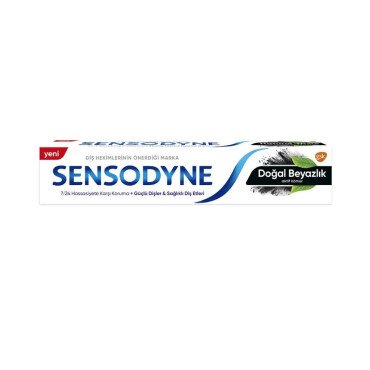 Sensodyne Doğal Beyazlık Aktif Kömürlü Diş Macunu 75ml - Sensodyne