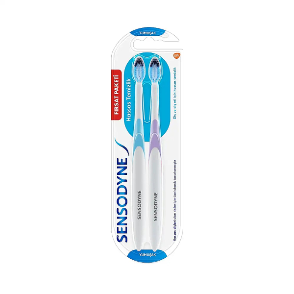 Sensodyne Hassas Temizlik Yumuşak 1+1 Diş Fırçası - 1