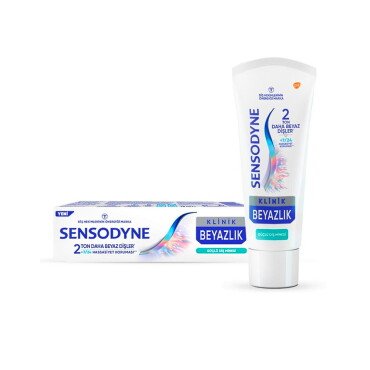 Sensodyne Klinik Beyazlık Güçlü Diş Minesi Diş Mac - Sensodyne