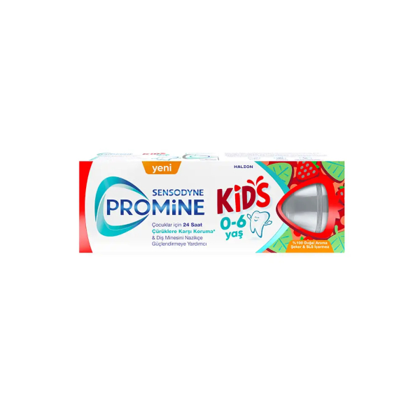 Sensodyne Promine Kids 0-6 Yaş %100 Doğal Aromalı Diş Macunu 50 ml - 1