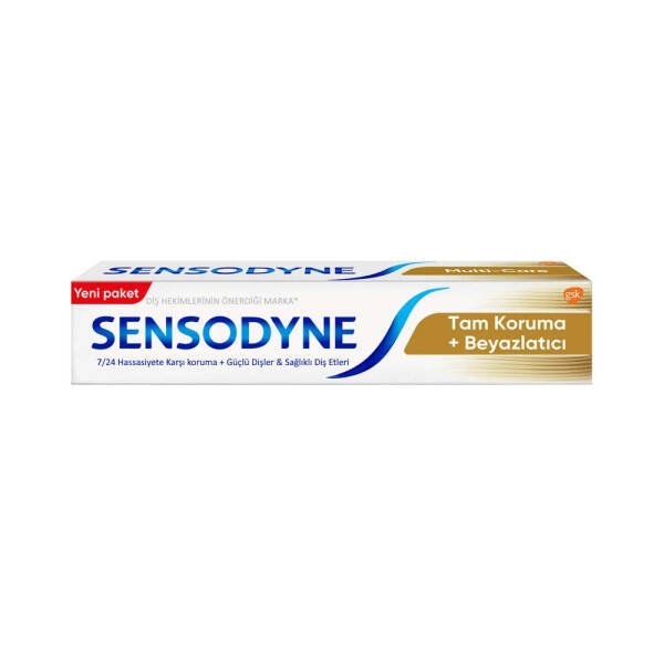 Sensodyne Tam Koruma ve Beyazlatıcı Diş Macunu 75ml - 1