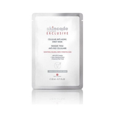 Skincode Exclusive Yaşlanma Karşıtı Kağıt Yüz Maskesi 20ml - Skincode