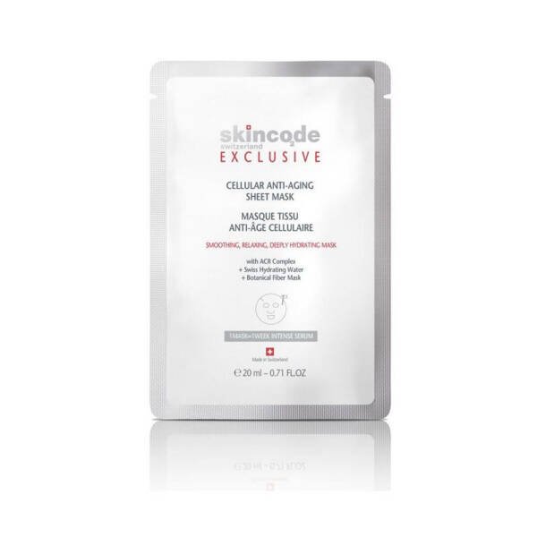Skincode Exclusive Yaşlanma Karşıtı Kağıt Yüz Maskesi 20ml - 1