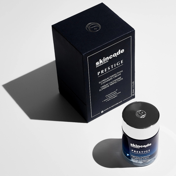 Skincode Prestige Supreme Perfection Cashmere Cream 50 ml – Cilt Sıkılaştırıcı, Yoğun Nemlendirici ve Yaşlanma Karşıtı Kaşmir Dokulu Yüz Kremi - 3