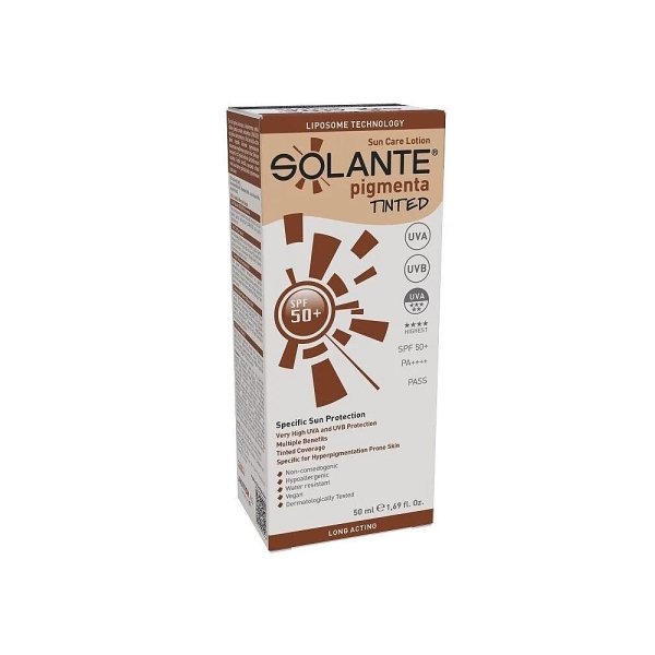 Solante Pigmenta Renkli Güneş Koruyucu Losyon SPF50+ 50 ml - 1