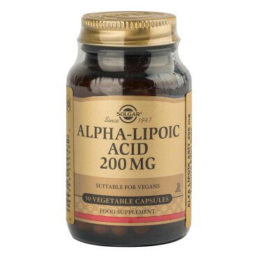 Solgar Alpha Lipoic Acid 200mg 50 Kapsül - Solgar