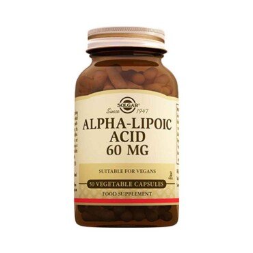 Solgar Alpha Lipoic Acid 60mg 30 Kapsül - Solgar