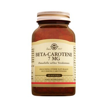 Solgar Beta Carotene 7mg 60 Kapsül - Solgar