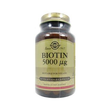 Solgar Biotin 5000μg 50 Bitkisel Kapsül - Solgar