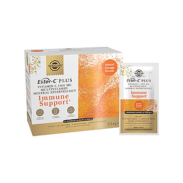 Solgar Ester C Plus Vitamin C 1000 mg Multivitamin Mineral Efervesan Takviye Edici Gıda 21 Saşe - Solgar