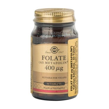 Solgar Folate 400mcg 50 Tablet - Solgar