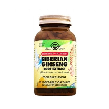 Solgar Siberian Ginseng Root Extract 60 Kapsül - Solgar