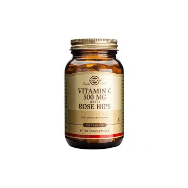 Solgar Vitamin C 500mg With Rose Hips 100 Tablet - Solgar