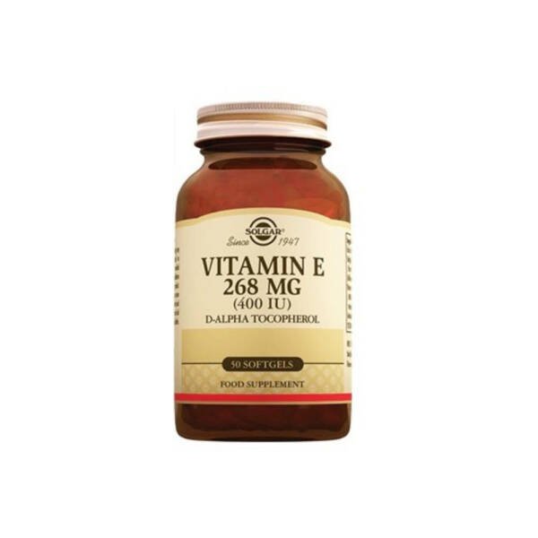Solgar Vitamin E 400 IU 268mg 50 Kapsül - 1