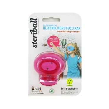 Steriball Toothbrush Protector Kids Pink - Steriball